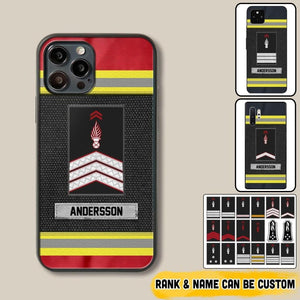 Personalized French Firefighter Custom Ranks Uniform 18