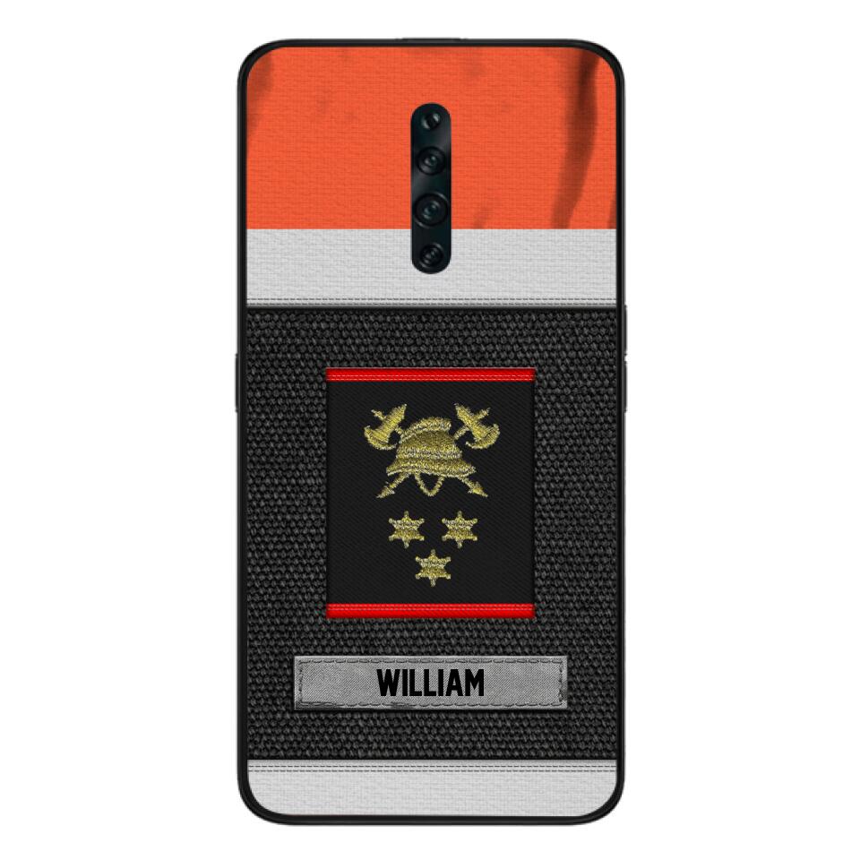 Personalized Belgium Firefighter Custom Ranks Uniform 18