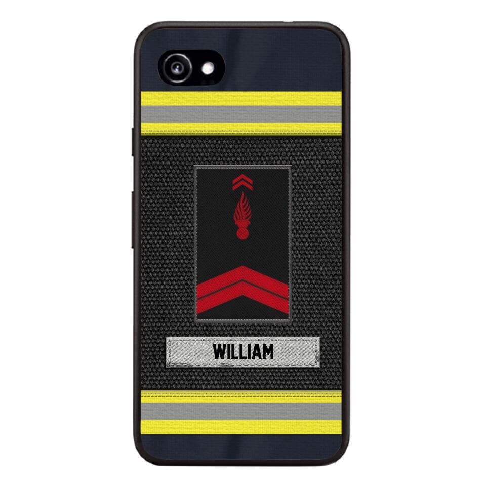 Personalized French Firefighter Custom Ranks Uniform 18