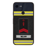 Personalized French Firefighter Custom Ranks Uniform 18