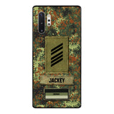 Personalized German Soldier Camo Phone Case Printed 25MAR-HQ26