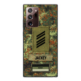 Personalized German Soldier Camo Phone Case Printed 25MAR-HQ26