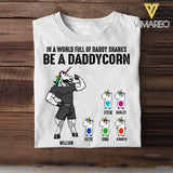 Personalized Daddycorn Tshirt Father's Day Gifts 22JUL-DT21