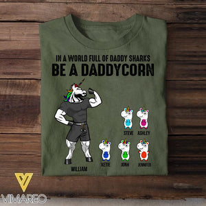 Personalized Daddycorn Tshirt Father's Day Gifts 22JUL-DT21