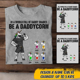 Personalized Daddycorn Tshirt Father's Day Gifts 22JUL-DT21