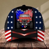 Personalized Heart Jeep Cap Us Flag Independence Day Printed NQĐT2106