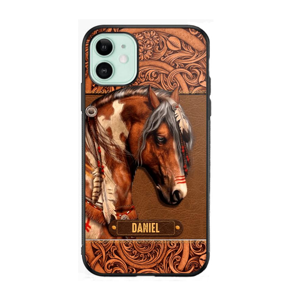 Personalized Horse Lover Phone Case Printed 22JUL-DT22