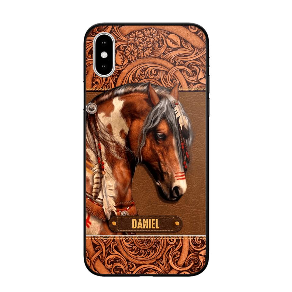 Personalized Horse Lover Phone Case Printed 22JUL-DT22