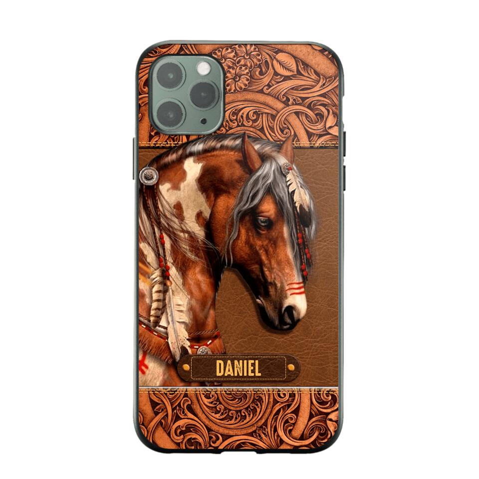 Personalized Horse Lover Phone Case Printed 22JUL-DT22