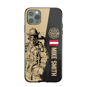 Personalized Austrian Firefighter Phone Case Printed 22JUL-HY23