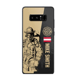 Personalized Austrian Firefighter Phone Case Printed 22JUL-HY23