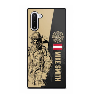 Personalized Austrian Firefighter Phone Case Printed 22JUL-HY23