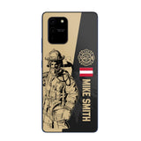 Personalized Austrian Firefighter Phone Case Printed 22JUL-HY23