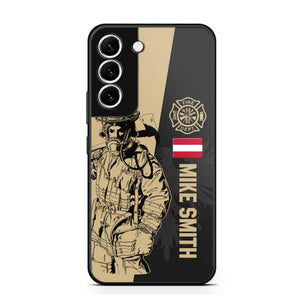 Personalized Austrian Firefighter Phone Case Printed 22JUL-HY23