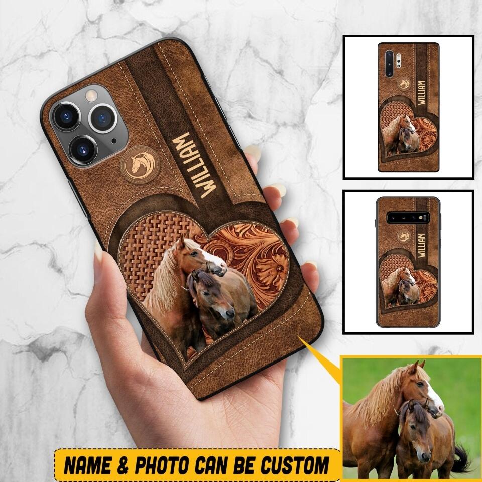 Personalized Horse Lover Phone Case Printed 22JUL-HQ23