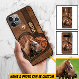 Personalized Horse Lover Phone Case Printed 22JUL-HQ23