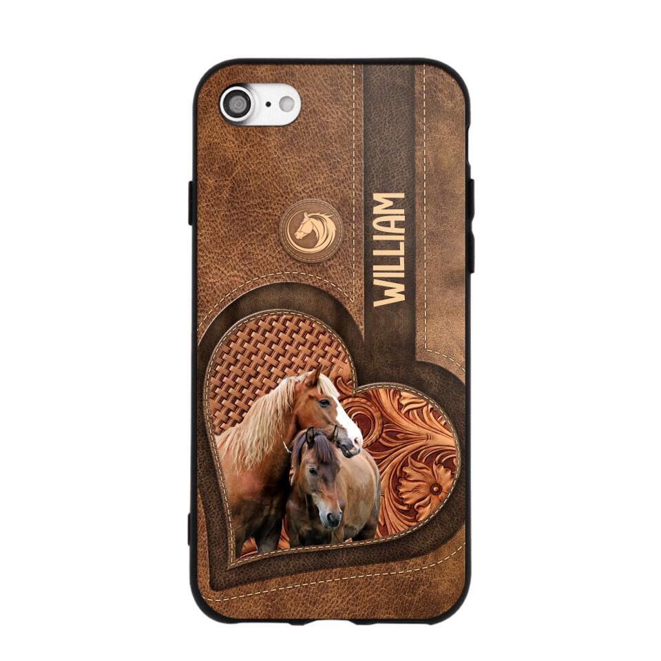 Personalized Horse Lover Phone Case Printed 22JUL-HQ23