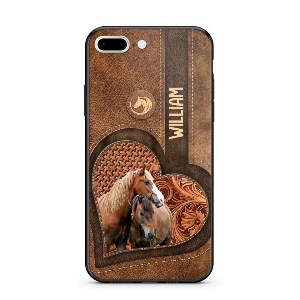 Personalized Horse Lover Phone Case Printed 22JUL-HQ23