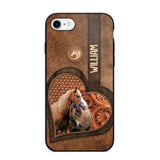 Personalized Horse Lover Phone Case Printed 22JUL-HQ23