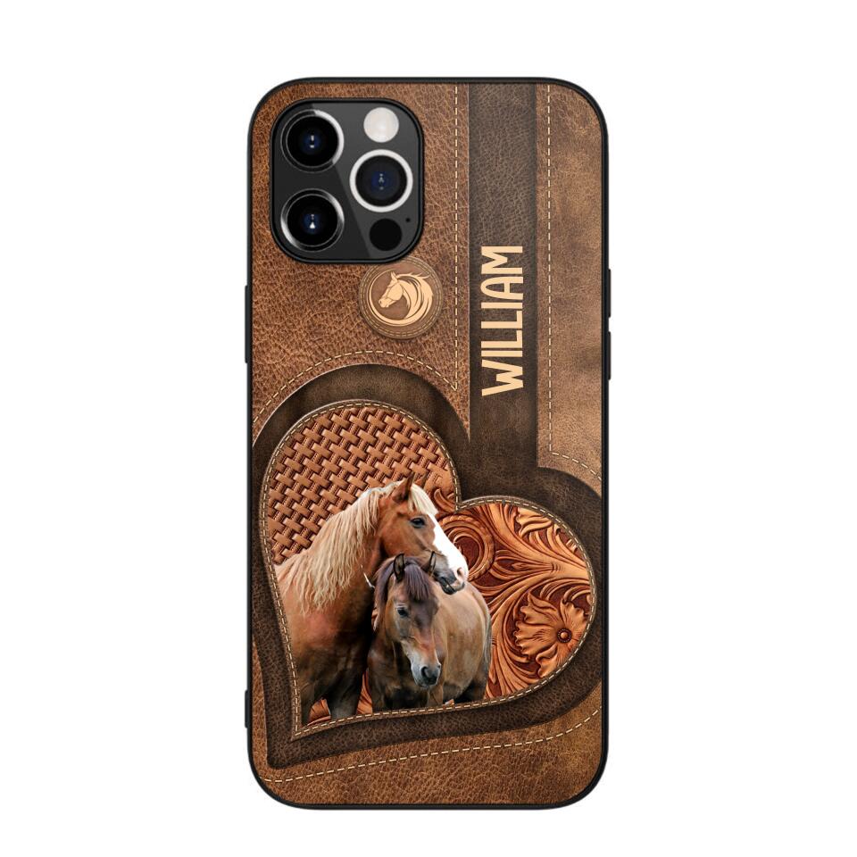 Personalized Horse Lover Phone Case Printed 22JUL-HQ23