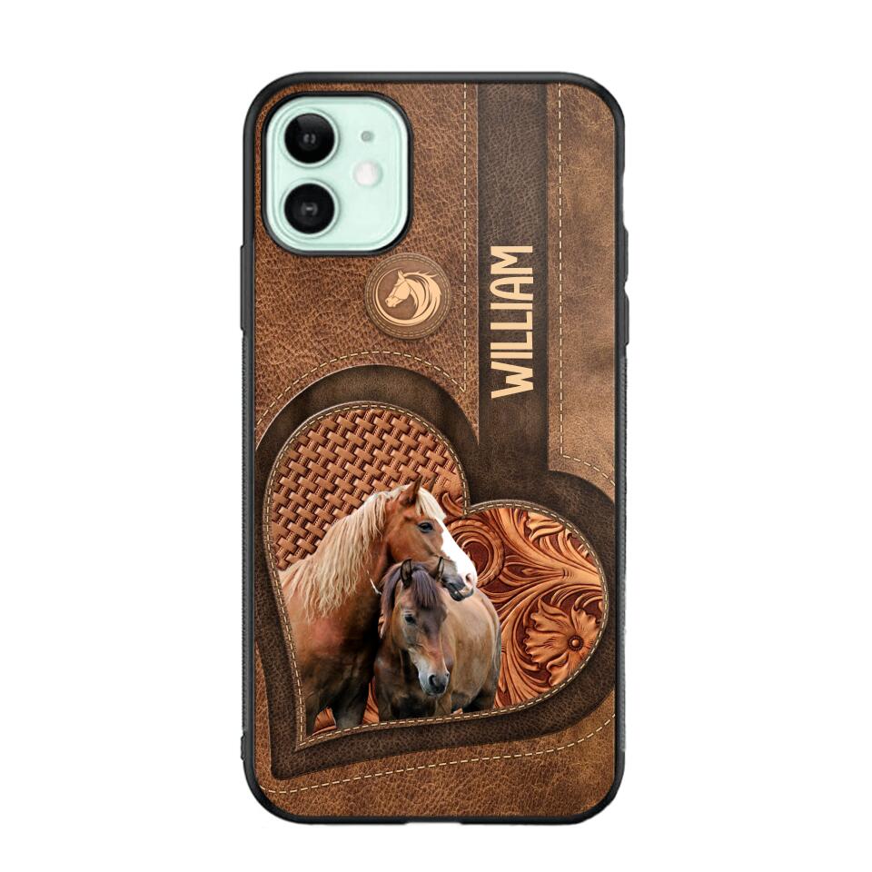 Personalized Horse Lover Phone Case Printed 22JUL-HQ23