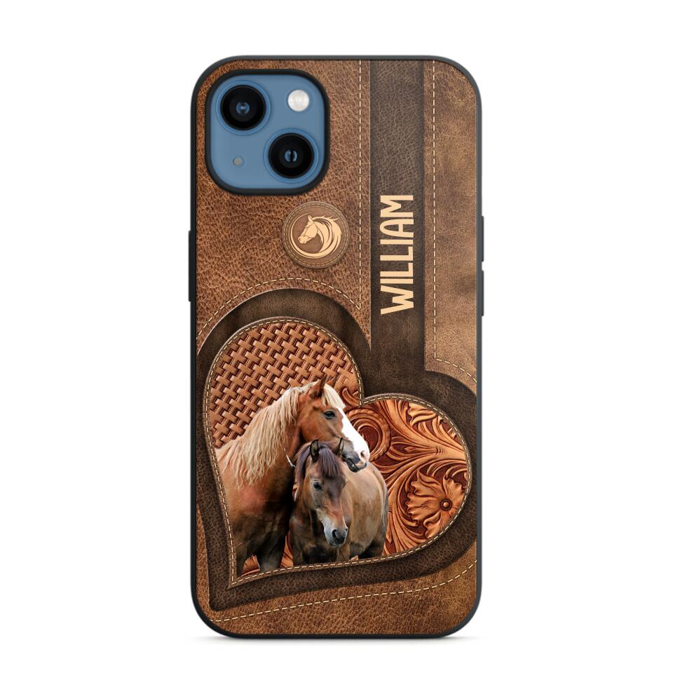 Personalized Horse Lover Phone Case Printed 22JUL-HQ23