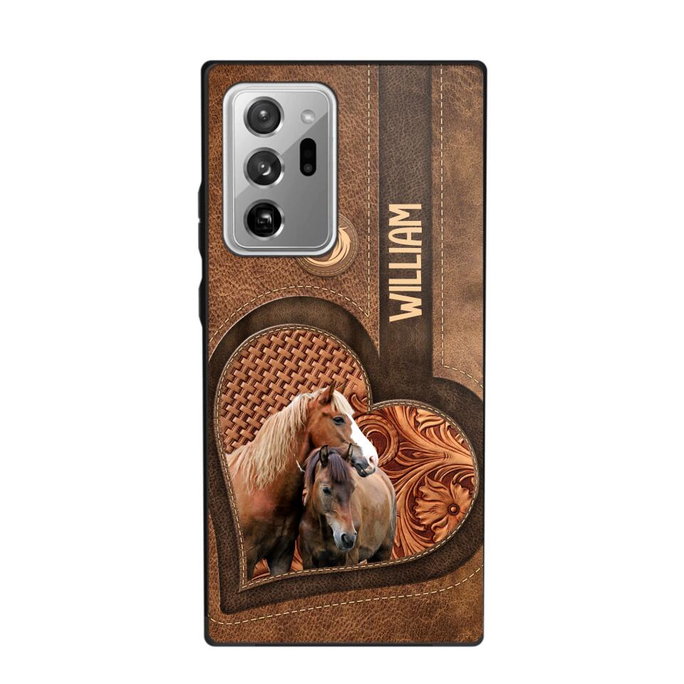 Personalized Horse Lover Phone Case Printed 22JUL-HQ23