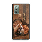 Personalized Horse Lover Phone Case Printed 22JUL-HQ23