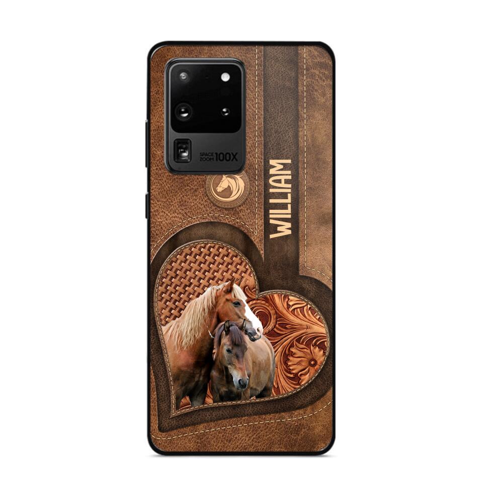 Personalized Horse Lover Phone Case Printed 22JUL-HQ23