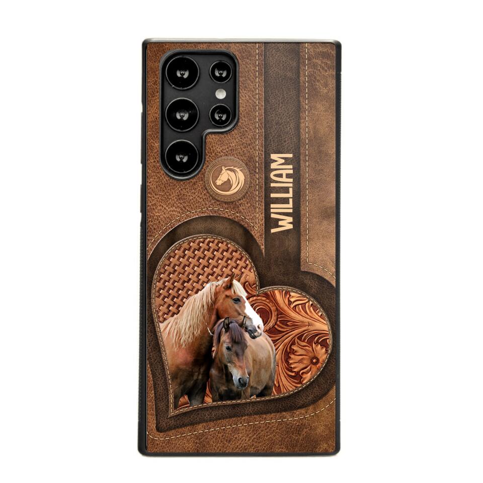 Personalized Horse Lover Phone Case Printed 22JUL-HQ23