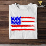 Personalized Nickname Us Flag Independence Day Kid Name Tshirt QTDT2706