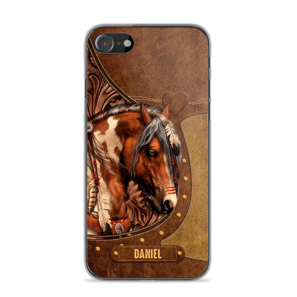 Personalized Horse Lover Phone Case Printed 22JUL-DT27