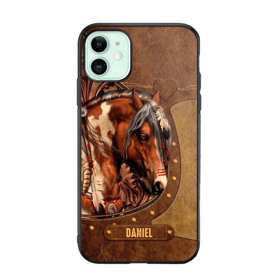 Personalized Horse Lover Phone Case Printed 22JUL-DT27