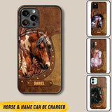 Personalized Horse Lover Phone Case Printed 22JUL-DT27