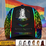 Personalized Horse Lovers LGBT Cap Printed NQDT2706