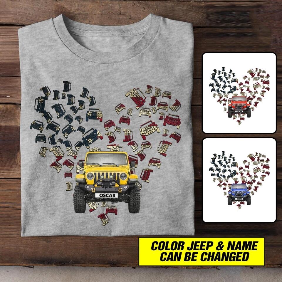 Personalized Jeep Independence Day Tshirt Printed NQHC2706