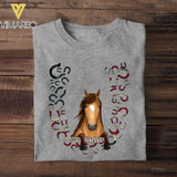 Personalized Horse Lovers Independence Day Tshirt Printed NQHC2706