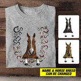 Personalized Horse Lovers Independence Day Tshirt Printed NQHC2706