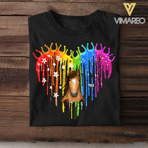 Personalized Horse LGBT Tshirt Printed NQVQ2706