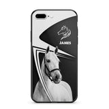 Personalized Horses Lovers Leather Printed Phonecase 28