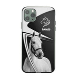 Personalized Horses Lovers Leather Printed Phonecase 28