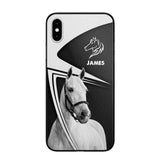 Personalized Horses Lovers Leather Printed Phonecase 28