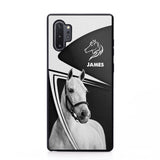 Personalized Horses Lovers Leather Printed Phonecase 28