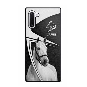 Personalized Horses Lovers Leather Printed Phonecase 28