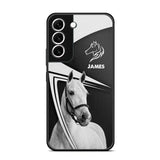 Personalized Horses Lovers Leather Printed Phonecase 28