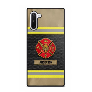 Personalized Canada Firefighter Uniform & Name Phonecase Father's day gifts Mother's day Gifts