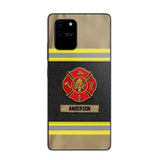 Personalized Canada Firefighter Uniform & Name Phonecase Father's day gifts Mother's day Gifts