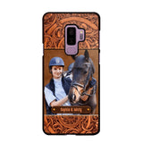 Personalized Horses Lovers Leather Printed Phonecase Upload Custom Image 28