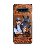 Personalized Horses Lovers Leather Printed Phonecase Upload Custom Image 28