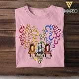 Personalized Horse Lovers LGBT Heart Tshirt Printed NQHC2806